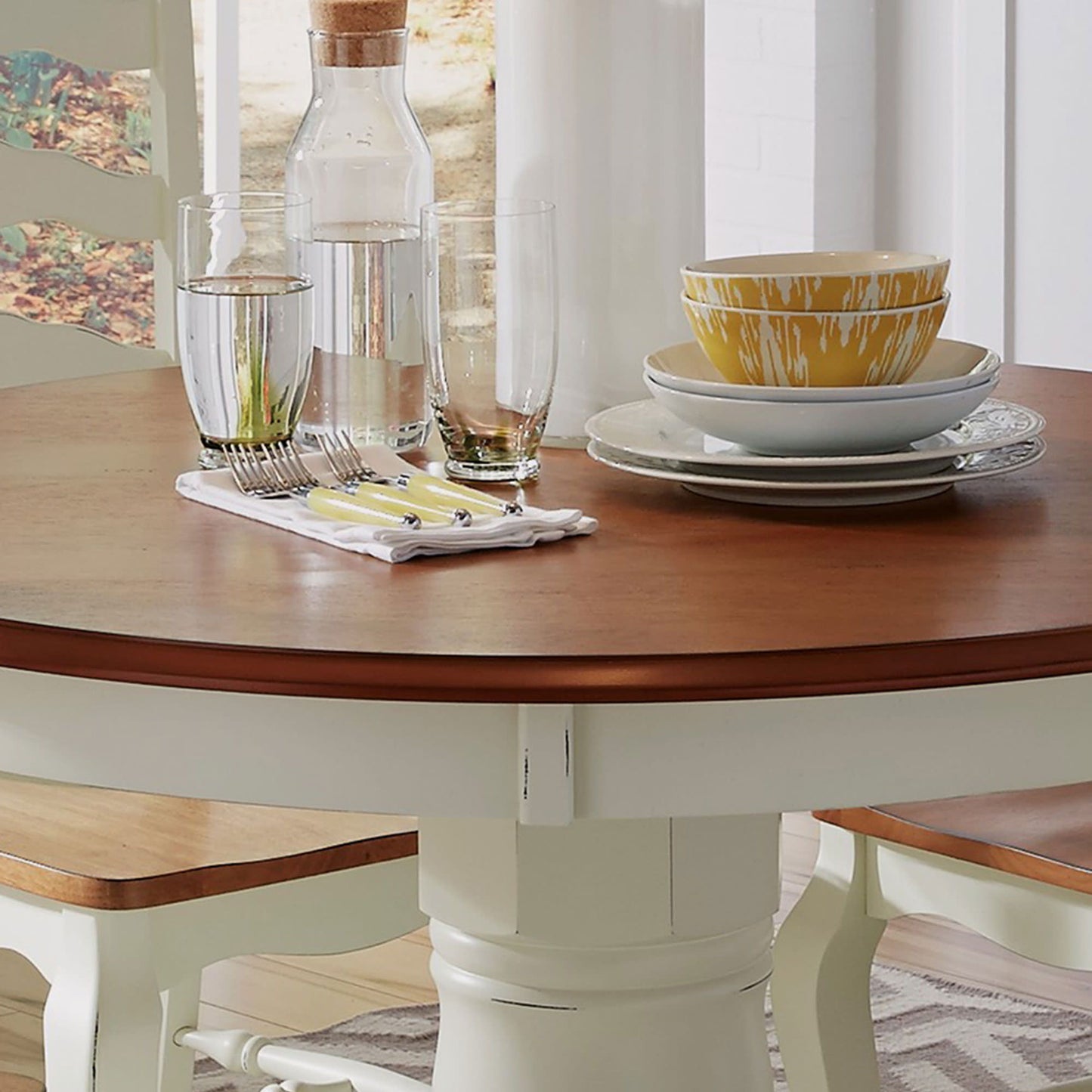 French Countryside - Dining Table - White