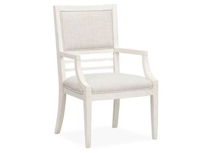 Echo Isles - Upholstered Arm Chair (Set of 2) - Sea Pearl And Driftwood