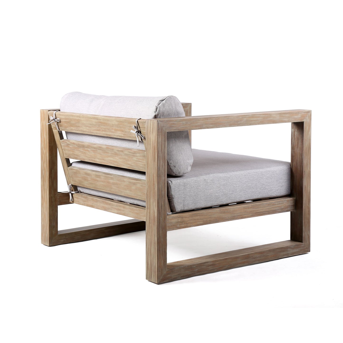 Paradise - Outdoor Lounge Chair With Cushions - Light Eucalyptus / Gray