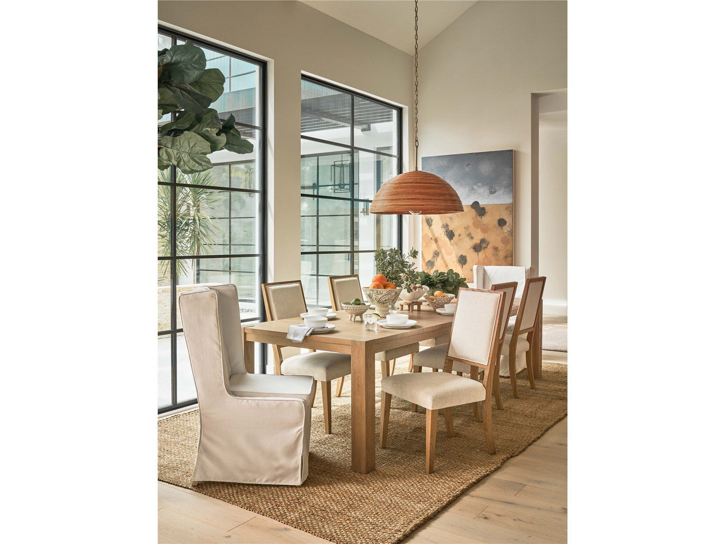 Weekender Coastal Living Home - Upholstered Dining Chair - White