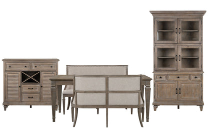 Lancaster - 5 Piece Extendable Rectangular Dining Table Set