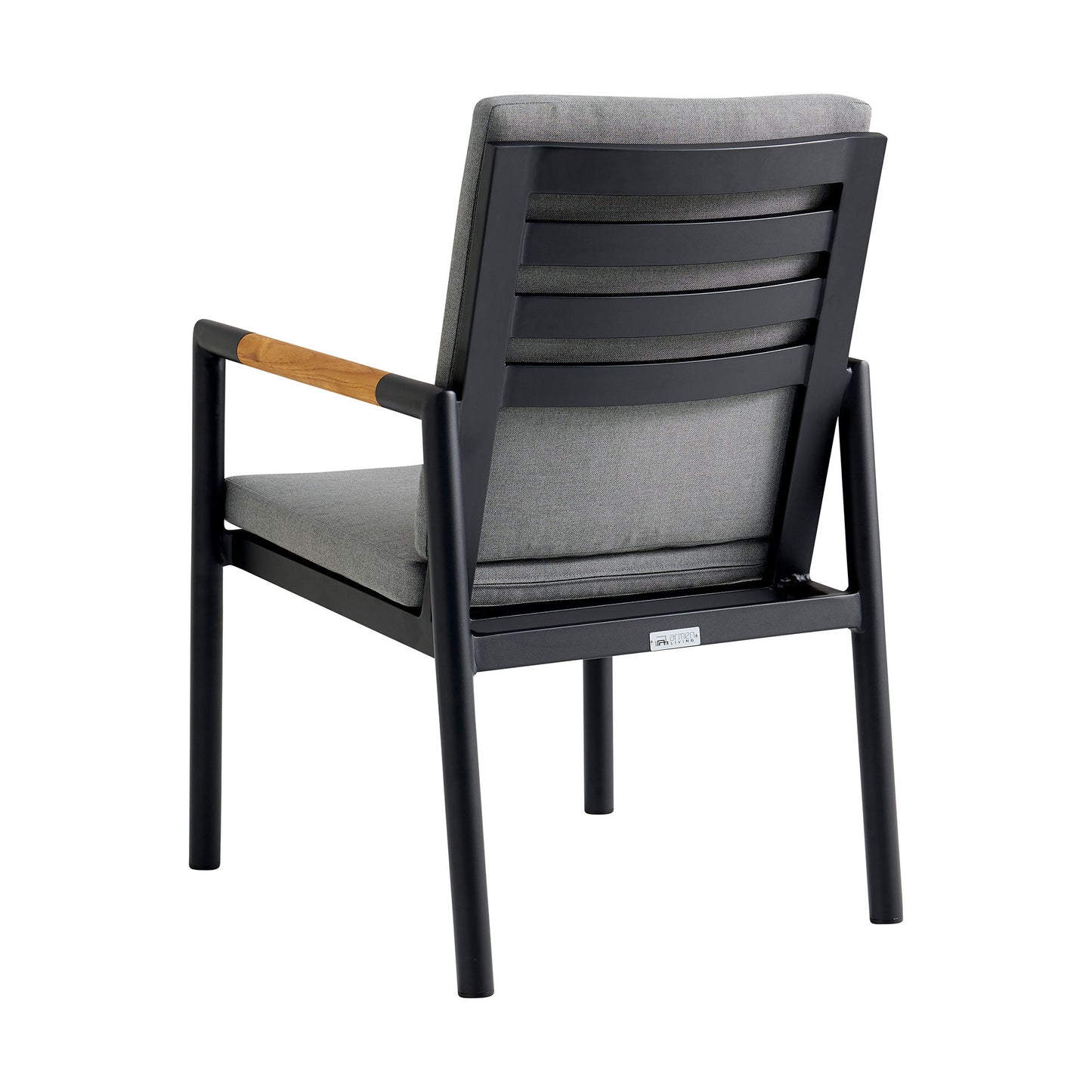Royal - Aluminum And Teak Outdoor Dining Chair (Set of 2)