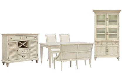 Newport - 6 Piece Extendable Rectangular Dining Table Set