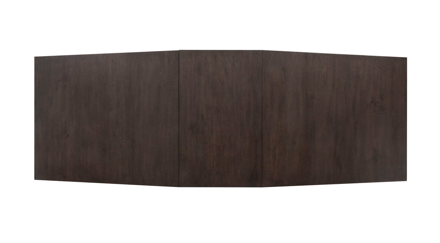 Tauren - Extendable Double Pedestal Dining Table - Coffee Bean