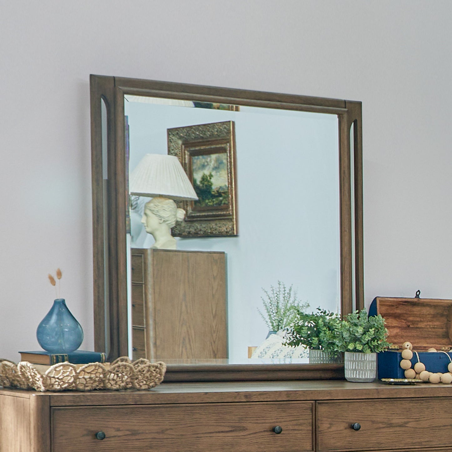Verona - Mirror - Dark Brown