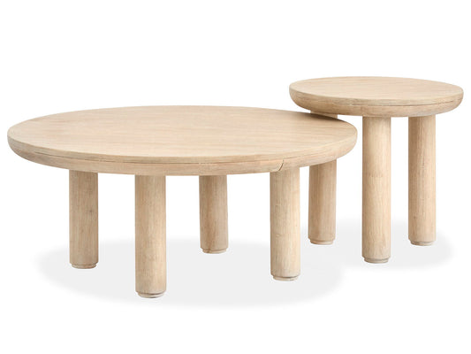 Sunset Cove - Nesting Cocktail Table With Casters