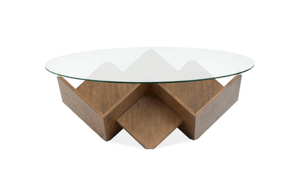 Vector - Round Cocktail Table - Russet