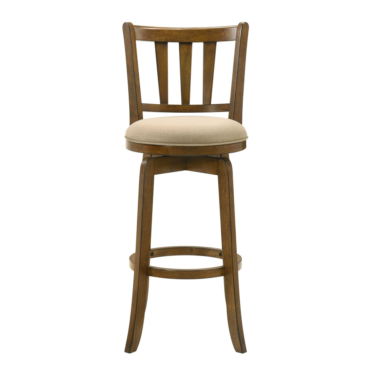 Wren - Modern Farmhouse Swivel Wood Bar Height Kitchen Bar Stool