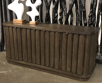 Darimore - Extra Large TV Stand - Burnished Brown