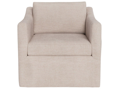 Asher - Slipcover Swivel Chair, Special Order - Beige