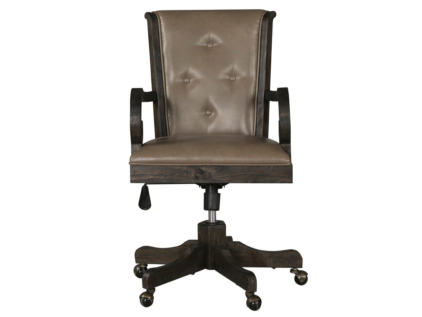 Bellamy - Fully Upholstered Desk Chair - Peppercorn
