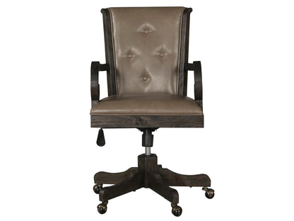 Bellamy - Fully Upholstered Desk Chair - Peppercorn