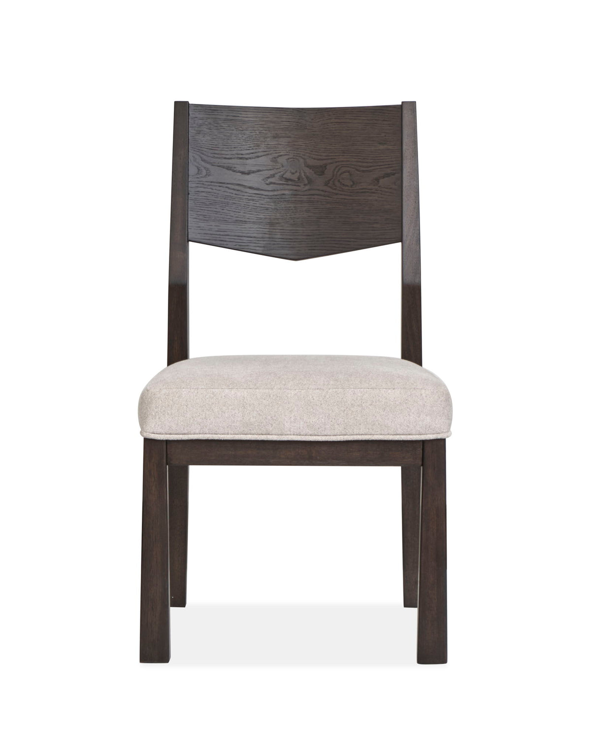 Tauren - Upholstered Side Chair With Solid Back (Set of 2) - Coffee Bean