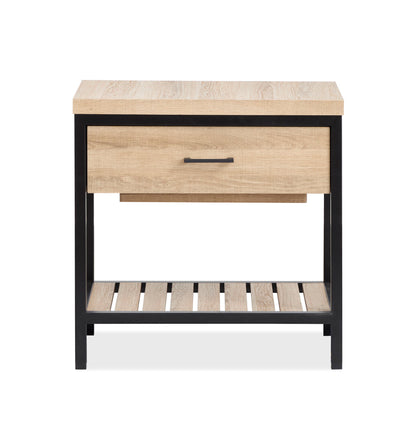 Bastain - Open Nightstand - Putnum Ivory