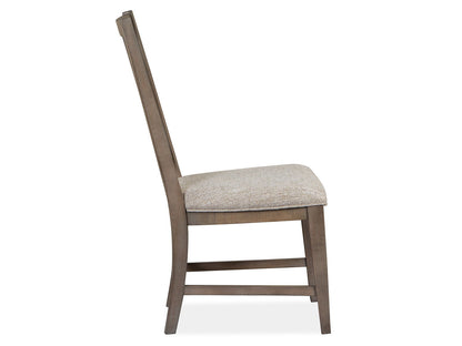Paxton Place - Dining Side Chair With Upholstered Seat (Set of 2) - Dovetail Gray