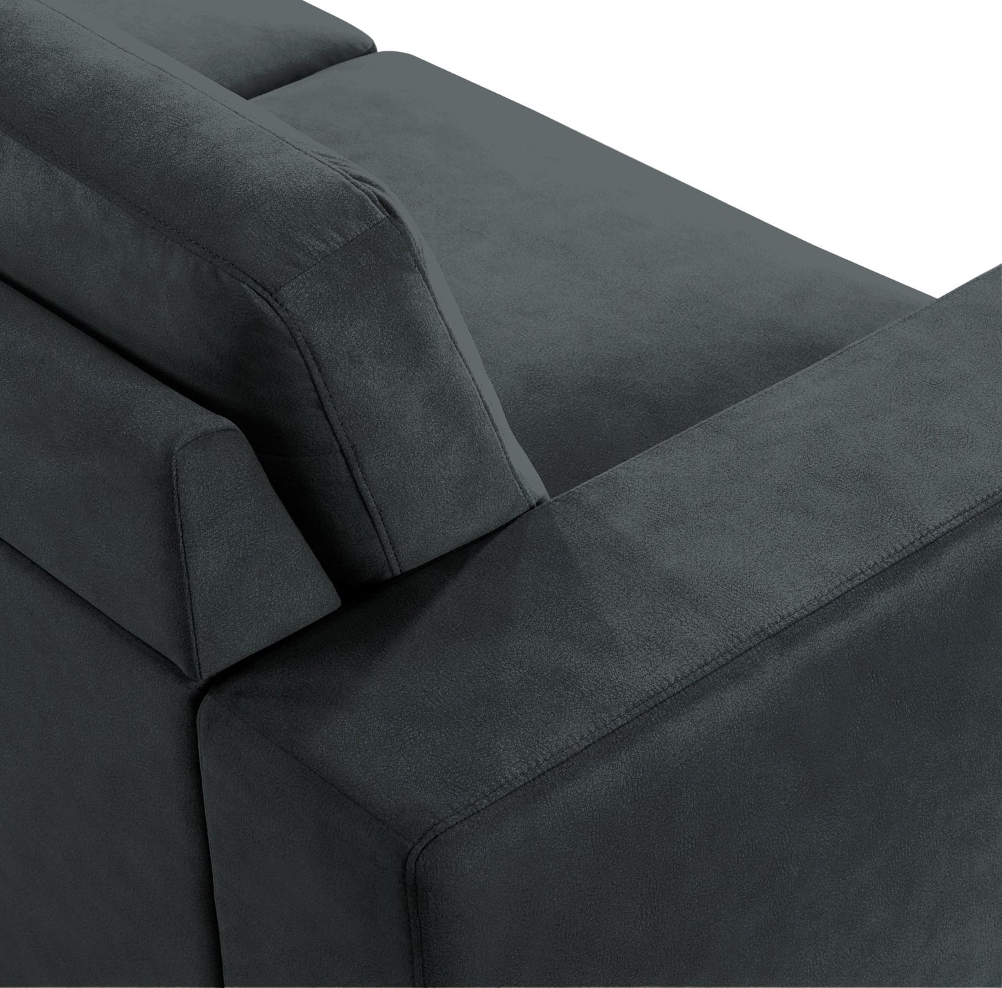 Yvonne - Fabric Loveseat With Track Arms