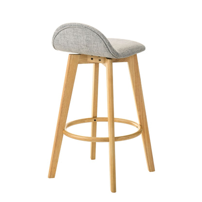 Vera - Upholstered Wood Counter Height Barstool