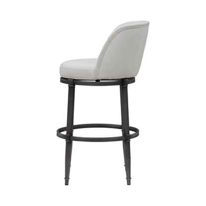 Eunice - Faux Leather Upholstered Swivel Barstool