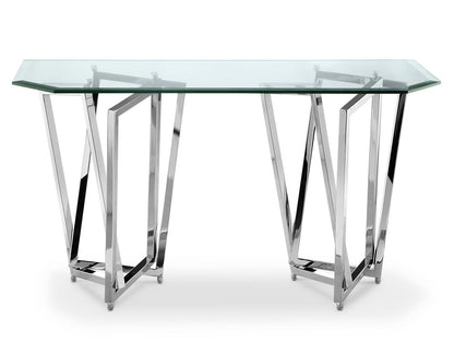 Lenox Square - Rectangular Sofa Table - Chrome