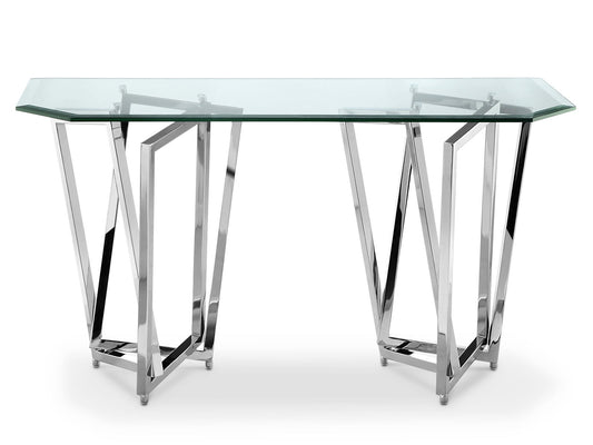 Lenox Square - Rectangular Sofa Table - Chrome
