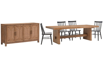 Lindon - Trestle Dining Table Set