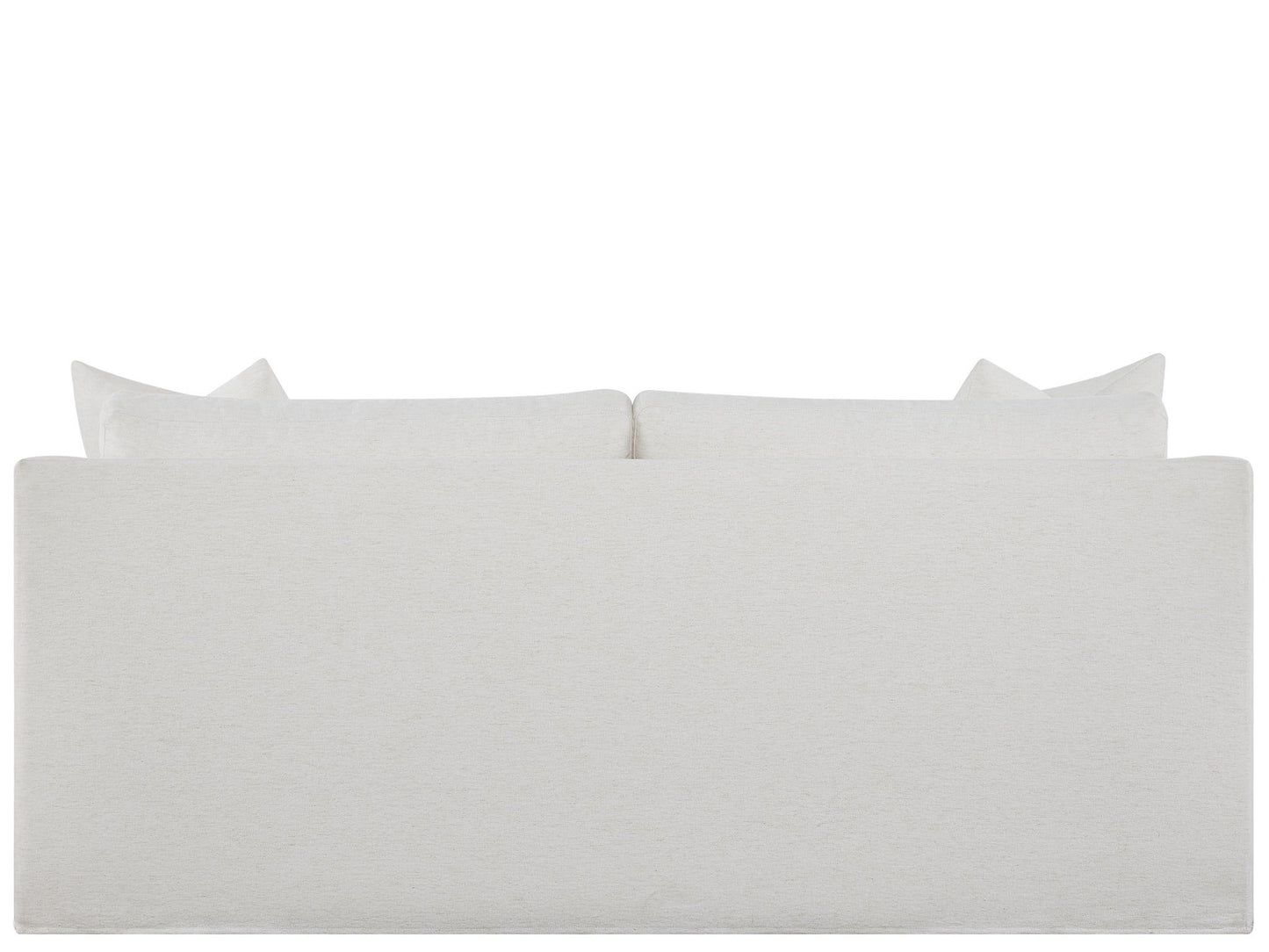 Augustine - Slipcover Apartment Sofa - White