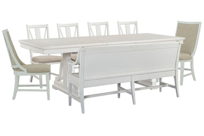 Heron Cove - Extendable Trestle Dining Table Set