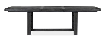 Plum Creek - 6 Piece Extendable Trestle Dining Table Set
