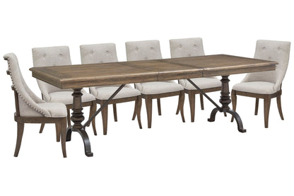 Roxbury Manor - Extendable Rectangular Dining Table Set