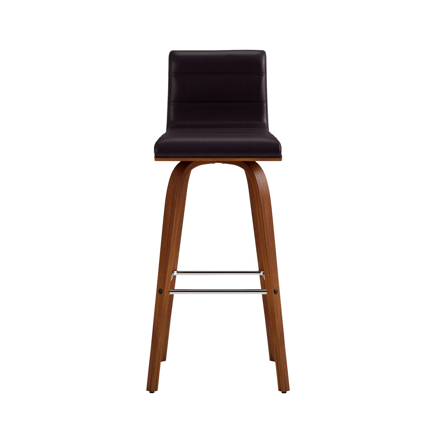 Vienna - 30" Swivel Bar Stool - Walnut Wood