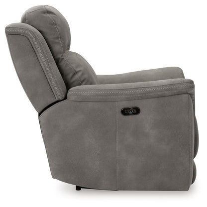 Next-Gen Durapella - Power Recliner With Adjustablej Headrest - Slate