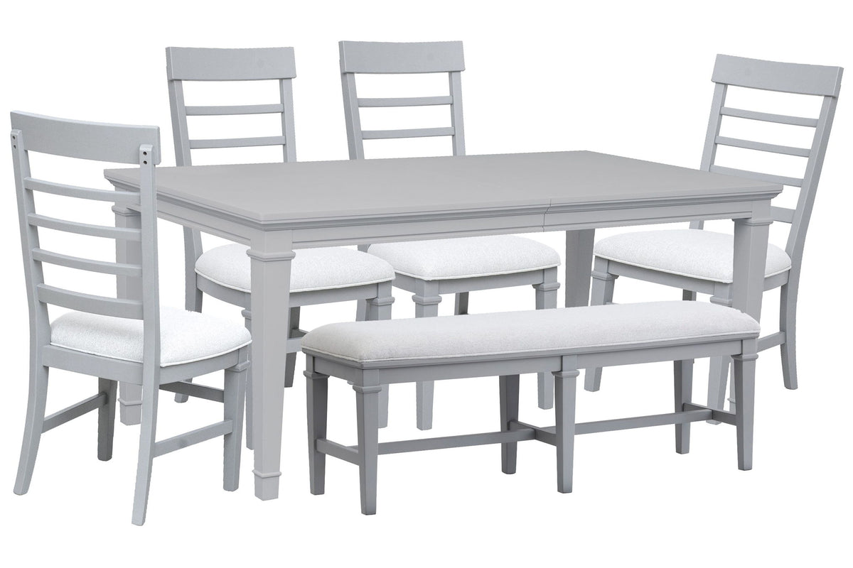 Charleston - Extendable Rectangular Dining Table Set