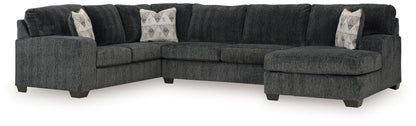 Hollyview - 3-Piece Sectional With Raf Corner Chaise - Shadow