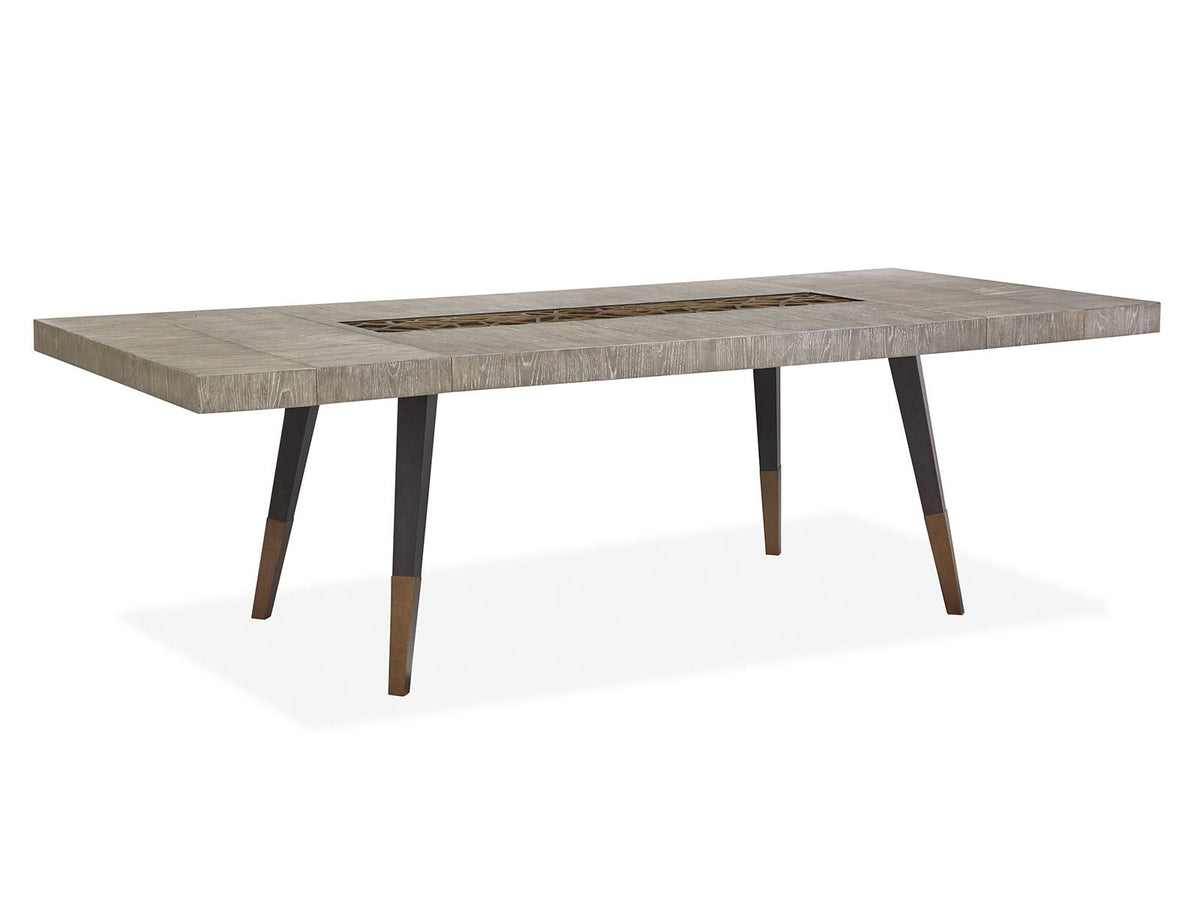 Ryker - Rectangular Dining Table - Nocturn Black And Coventry Gray