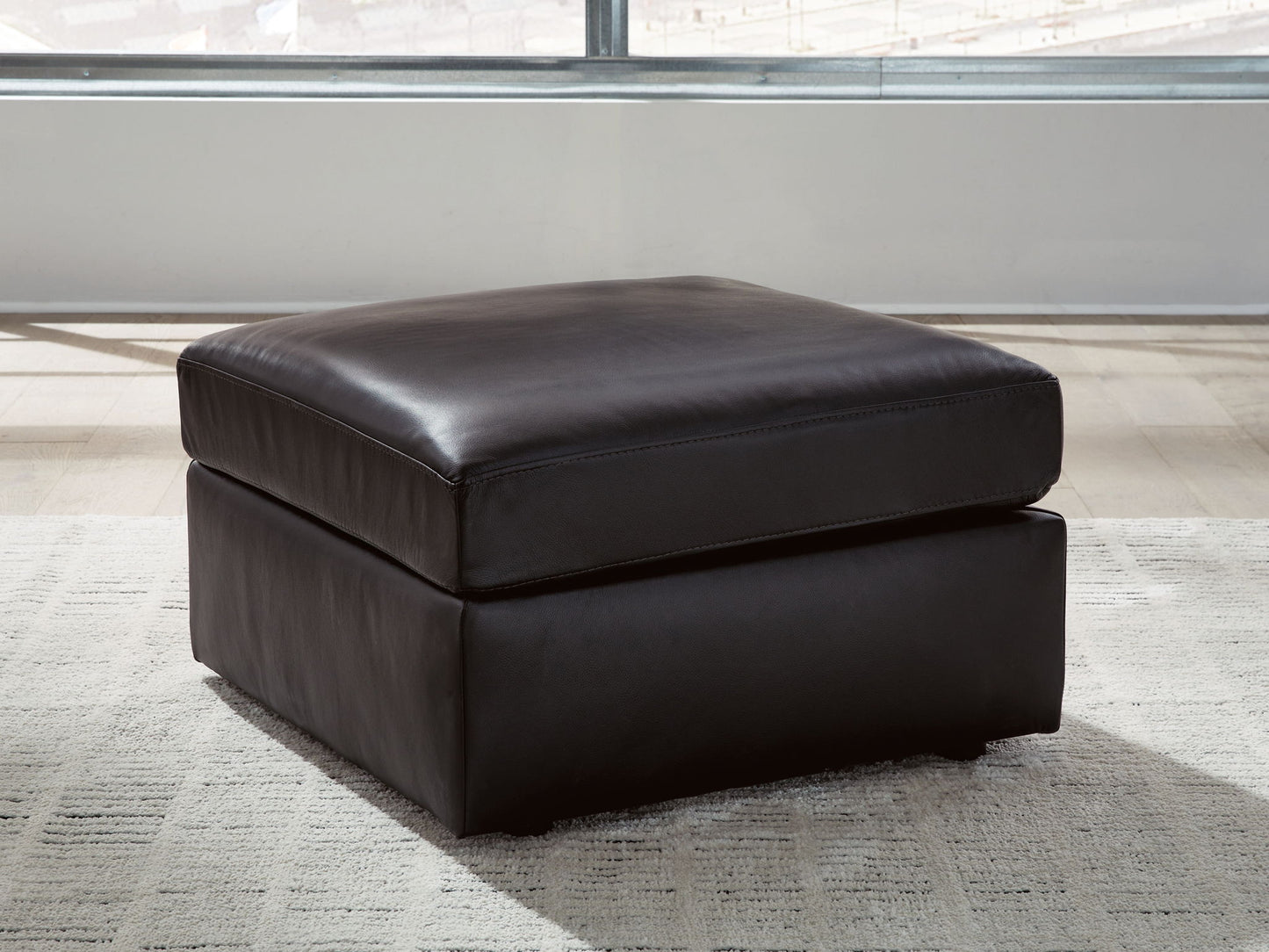 Modmax II - Oversized Accent Ottoman - Black