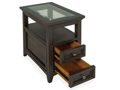 Westley Falls - Chairside End Table - Graphite