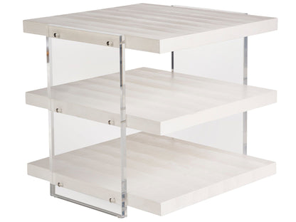 Weekender Coastal Living Home / St Kitts - End Table - Pearl Silver