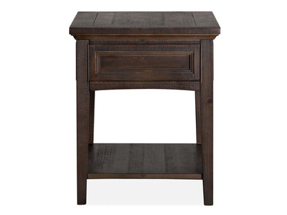 Westley Falls - Rectangular End Table - Graphite