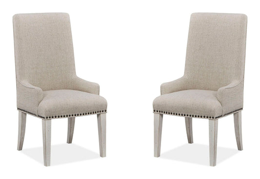 Bronwyn - Upholstered Host Side Chair (Set of 2) - Alabaster