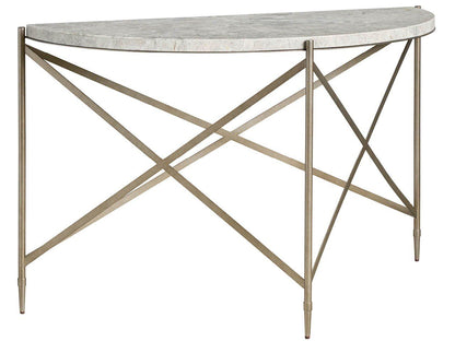 Avaline - Spier Console Table - Bronze / Gray