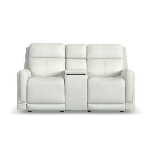 Alister - Power Gliding Loveseat With Console, Power Headrests & Lumbar