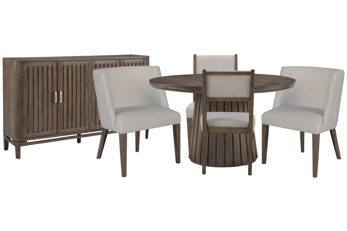 Kavanaugh - Extendable Round Dining Table Set