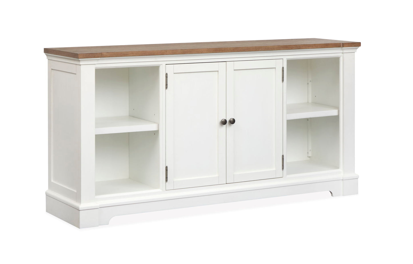 Kingston - Credenza - Whisper White And Cerused Nutmeg