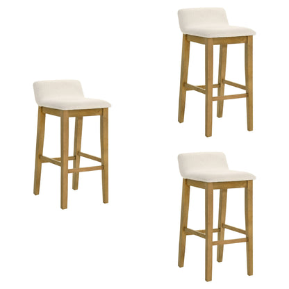 Annikah - Modern Transitional Wood Bar Height Kitchen Bar Stool