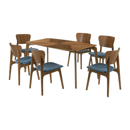 Kalia - Dining Set With Walnut Table