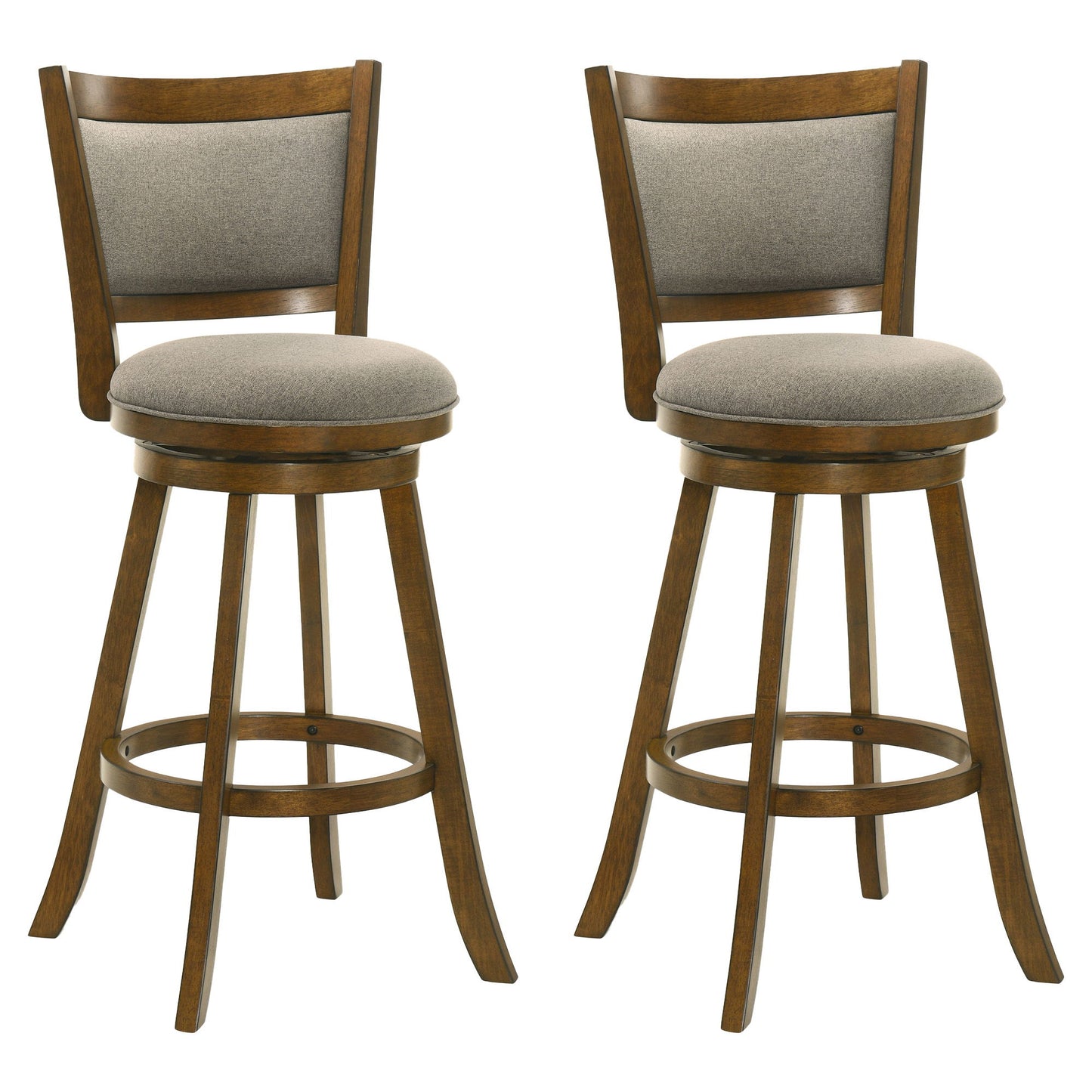 Aiden - Modern Farmhouse Swivel Wood Bar Height Kitchen Bar Stool