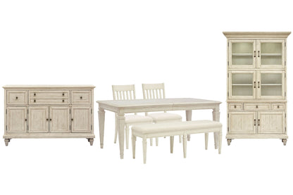 Newport - 6 Piece Extendable Rectangular Dining Table Set