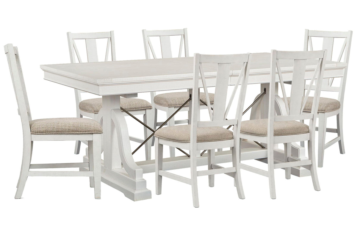 Heron Cove - Extendable Trestle Dining Table Set