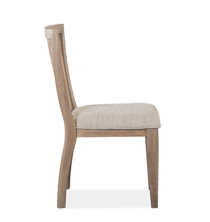 Ainsley - Dining Side Chair With Upholstered Seat (Set of 2) - Cerused Khaki