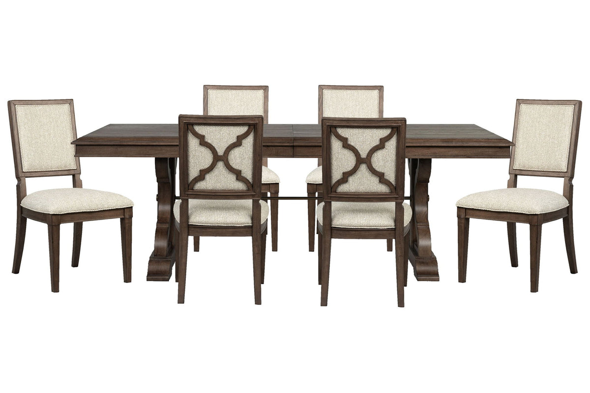 Jubilee - Extendable Trestle Dining Table Set